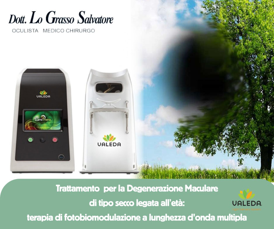 Macchinario Valeda per il trattamento per la degenerazione Maculare